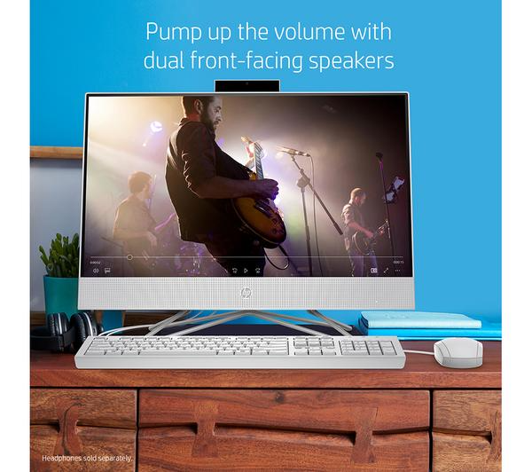 HP 22-dd2006na 21.5" All-in-One PC - Intel® Pentium®, 128 GB SSD, White