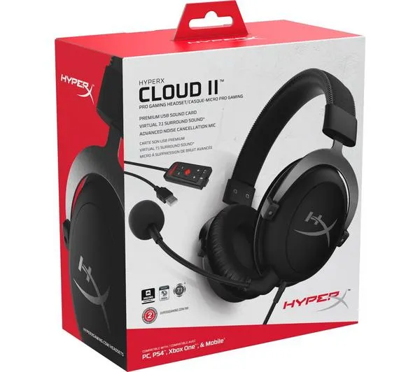HYPERX Cloud II 7.1 Gaming Headset - Grey