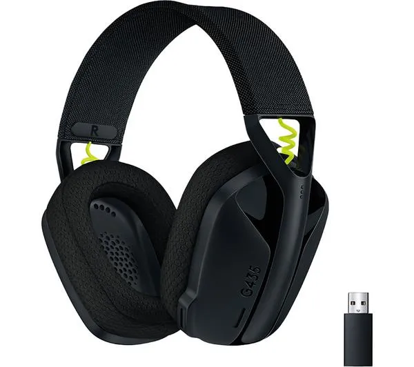 LOGITECH G435 Wireless Gaming Headset - Black