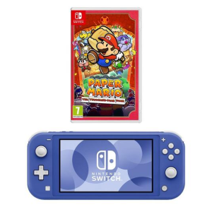 NINTENDO Switch Lite & Paper Mario: The Thousand-Year Door Bundle - Blue