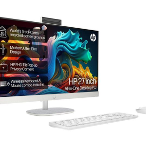 HP 27-cr0024na 27" All-in-One PC - Intel® Core™ i7, 512 GB SSD, White