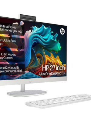 HP 27-cr0024na 27" All-in-One PC - Intel® Core™ i7, 512 GB SSD, White