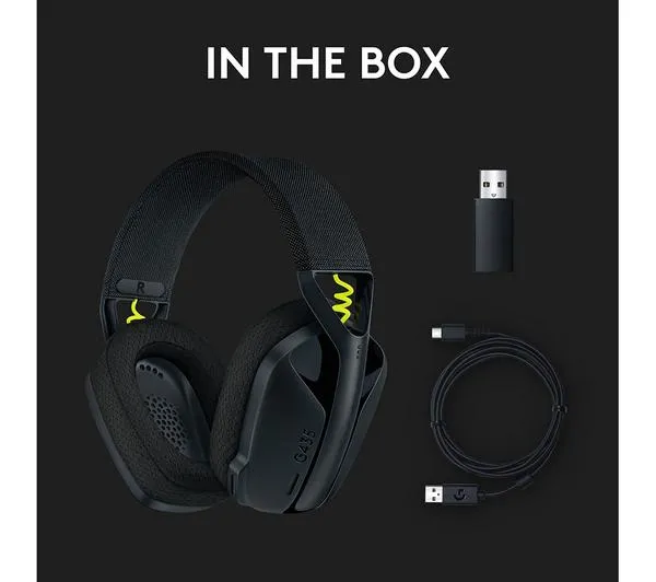 LOGITECH G435 Wireless Gaming Headset - Black