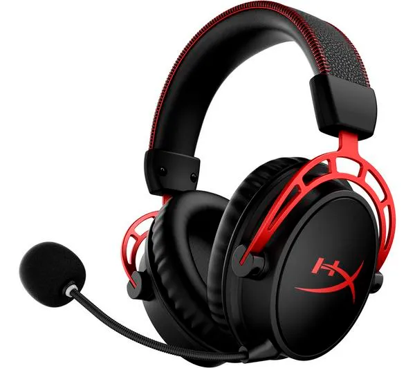 HYPERX Cloud Alpha Wireless Gaming Headset - Black & Red