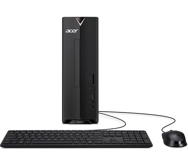 ACER Aspire XC-840 Desktop PC - Intel® Celeron®, 256 GB SDD, Black