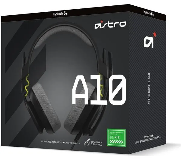 ASTRO A10 5.1 Gaming Headset - Black