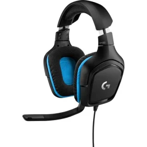 LOGITECH G432 7.1 Gaming Headset - Black & Blue