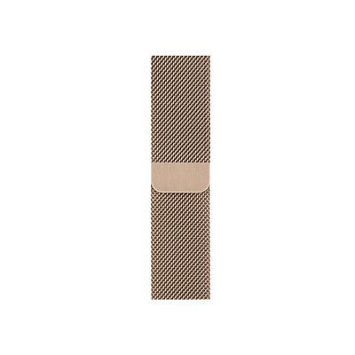 Apple Watch Strap 44mm Gold Milanese Loop