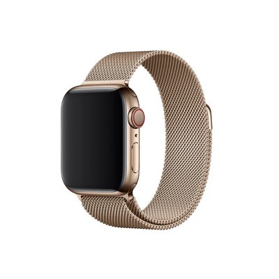 Apple Watch Strap 44mm Gold Milanese Loop