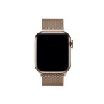Apple Watch Strap 44mm Gold Milanese Loop