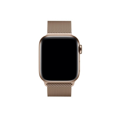 Apple Watch Strap 44mm Gold Milanese Loop