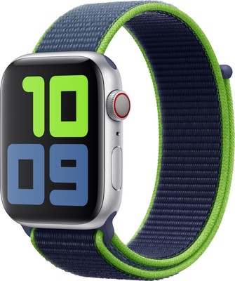 Apple Watch Strap 44mm Neon Lime Sport Loop