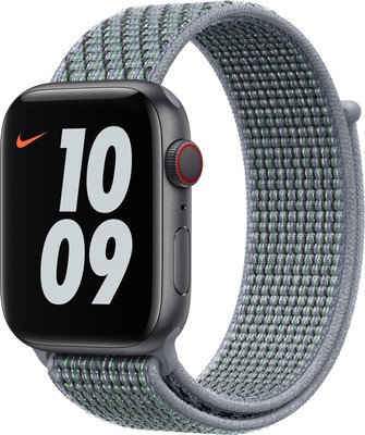 Apple Watch Strap 44mm Obsidian Mist Nike Sport Loop