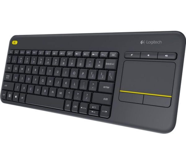 LOGITECH K400 Plus Wireless Keyboard - Dark Grey