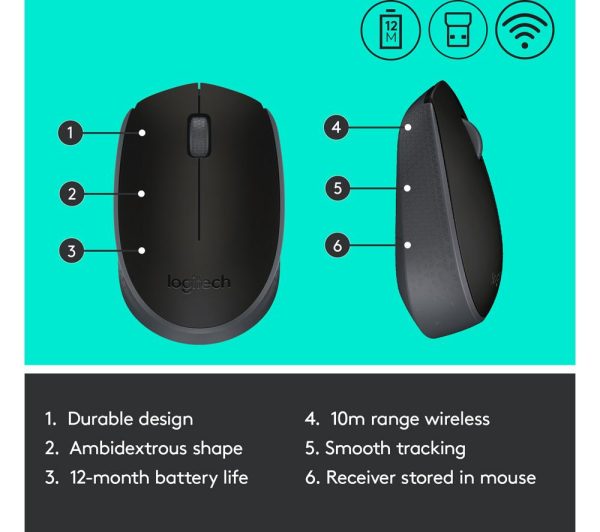 LOGITECH M171 Wireless Optical Mouse