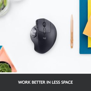 LOGITECH MX ERGO Wireless Darkfield Trackball Mouse