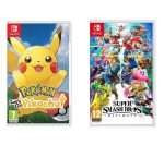 NINTENDO SWITCH Super Smash Bros. Ultimate & Pokémon: Let's Go, Pikachu! Bundle