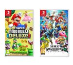 NINTENDO SWITCH Super Smash Bros. Ultimate & New Super Mario Bros. U Deluxe Bundle