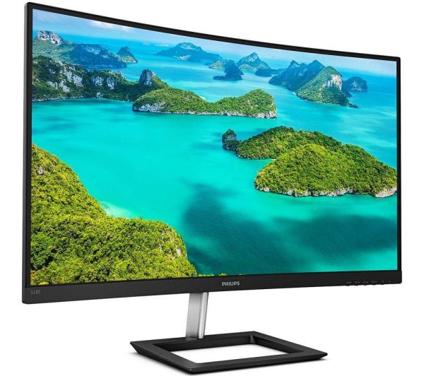 PHILIPS 328E1CA 4K Ultra HD 31.5" Curved LED Monitor - Black