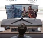 SAMSUNG LC32R500FHPXXU Full HD 32" Curved LED Monitor - Blue Grey