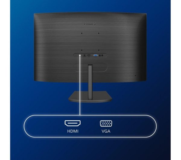 PHILIPS 271E1SCA Full HD 27" Curved VA Monitor - Black