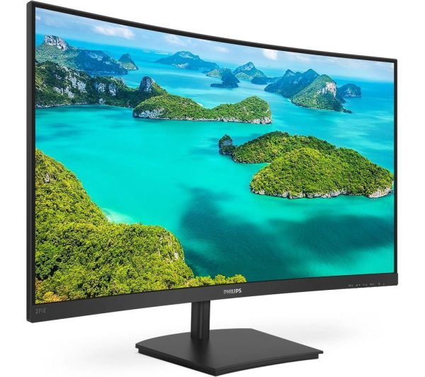 PHILIPS 271E1SCA Full HD 27" Curved VA Monitor - Black