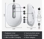 LOGITECH MX Anywhere 3 for Mac Wireless Darkfield Mouse - Pale Grey