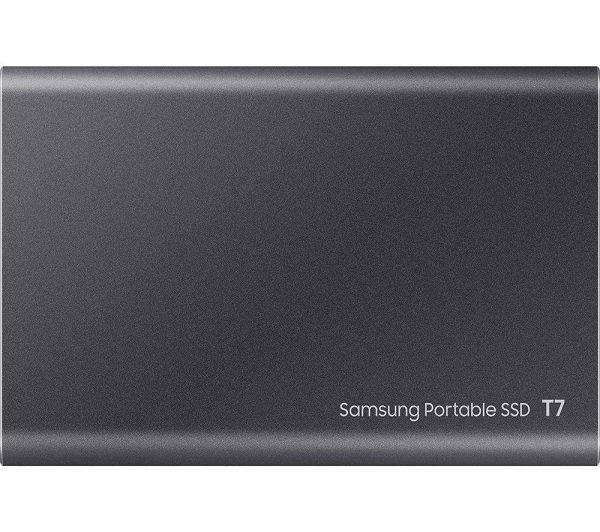SAMSUNG T7 Portable External SSD - 1 TB, Grey