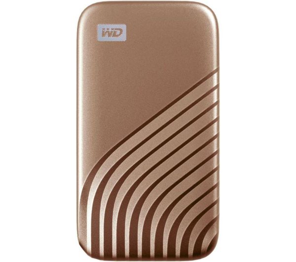 WD My Passport Portable External SSD - 2 TB, Gold