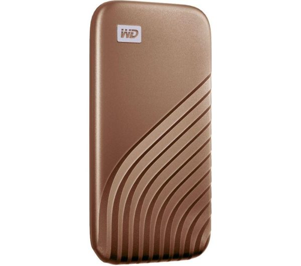 WD My Passport Portable External SSD - 2 TB, Gold
