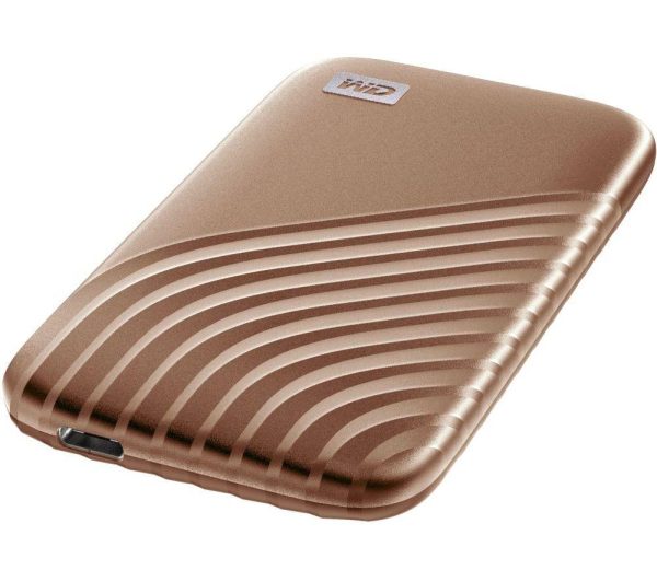 WD My Passport Portable External SSD - 2 TB, Gold