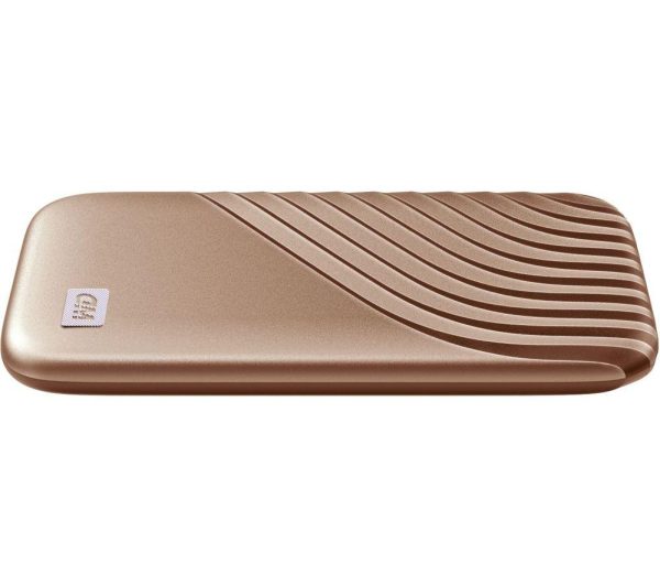 WD My Passport Portable External SSD - 2 TB, Gold