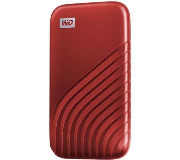 WD My Passport Portable External SSD - 2 TB, Red