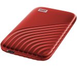 WD My Passport Portable External SSD - 500 GB, Red