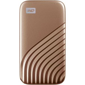 WD My Passport Portable External SSD - 500 GB, Gold
