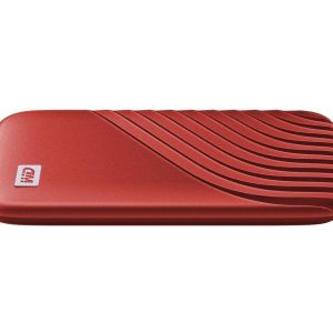 WD My Passport Portable External SSD - 1 TB, Red