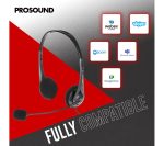 PROSOUND PROS-USBHS Headset - Black