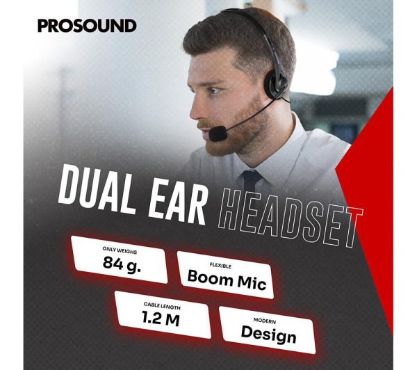PROSOUND PROS-USBHS Headset - Black