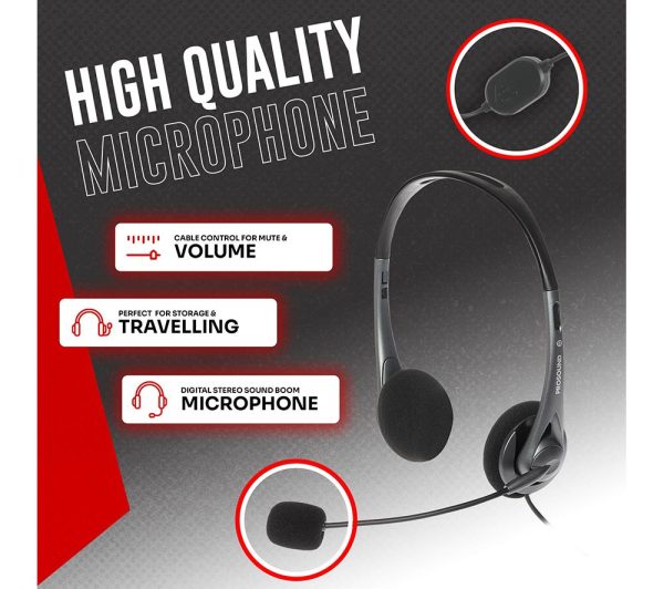 PROSOUND PROS-USBHS Headset - Black