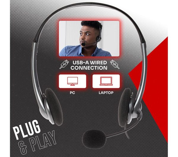 PROSOUND PROS-USBHS Headset - Black