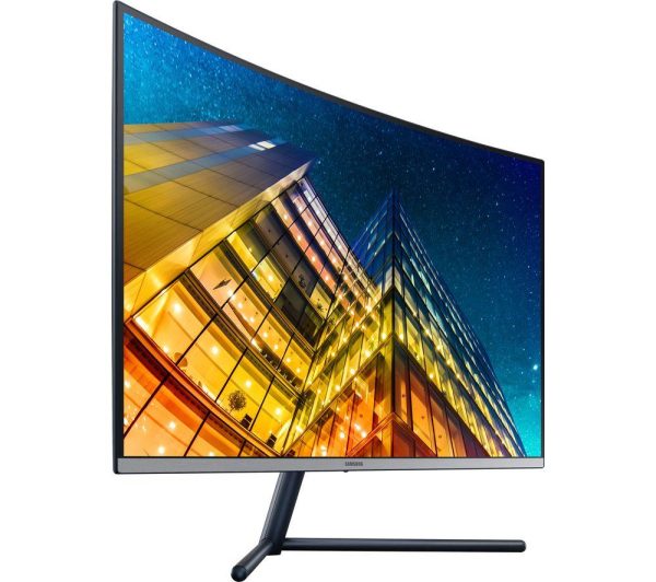 SAMSUNG LU32R590CWRXXU 4K Ultra HD 32" Curved LED Monitor - Black