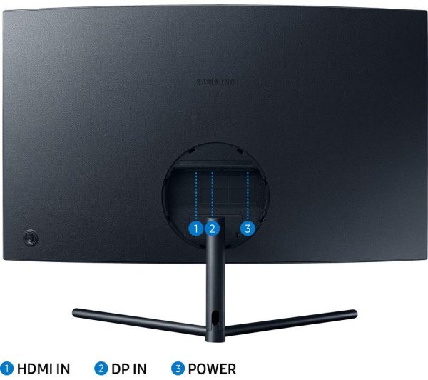 SAMSUNG LU32R590CWRXXU 4K Ultra HD 32" Curved LED Monitor - Black
