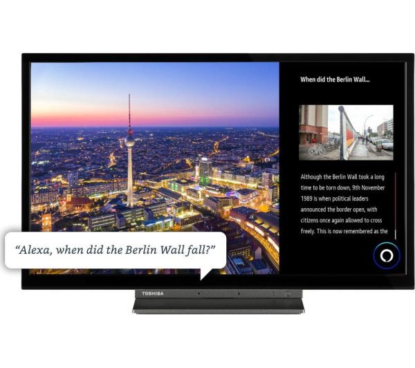TOSHIBA 24WK3C63DB 24" Smart HD Ready HDR LED TV with Amazon Alexa