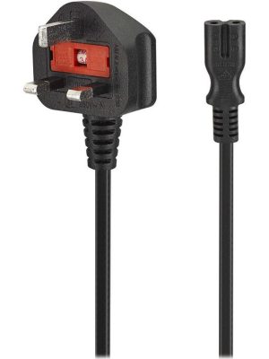 VIVANCO ML1/MP Figure-of-8 Adapter Cable - 1.8 m