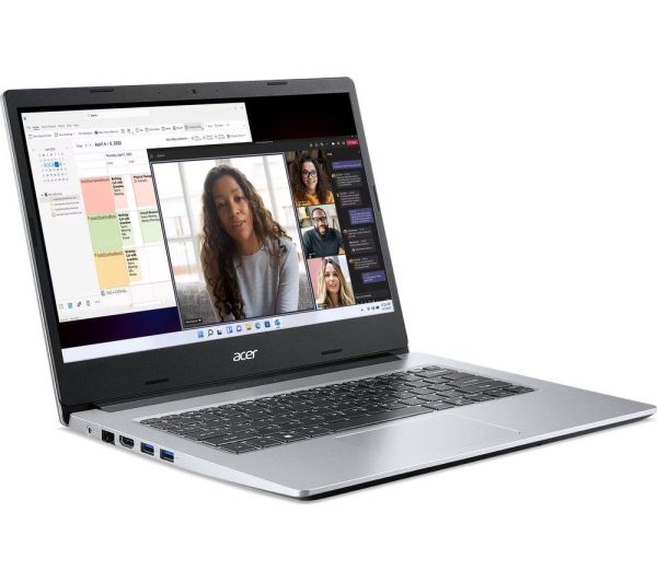 ACER Aspire 1 14" Laptop - IntelÂ® CeleronÂ®, 128 GB eMMC, Silver