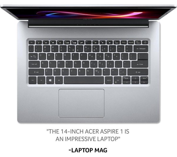 ACER Aspire 1 14" Laptop - IntelÂ® CeleronÂ®, 128 GB eMMC, Silver