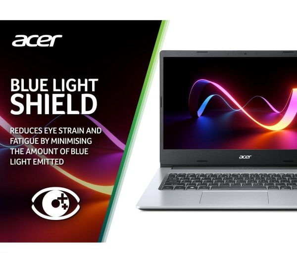 ACER Aspire 1 14" Laptop - IntelÂ® CeleronÂ®, 128 GB eMMC, Silver