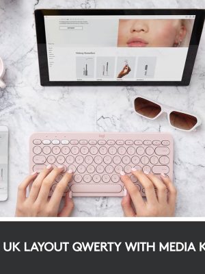 LOGITECH MX Keys Mini Wireless Keyboard & MX Anywhere 3 Wireless Darkfield Mouse - Rose