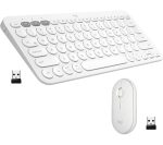 LOGITECH MX Keys Mini Wireless Keyboard & MX Anywhere 3 Wireless Darkfield Mouse - Pale Grey
