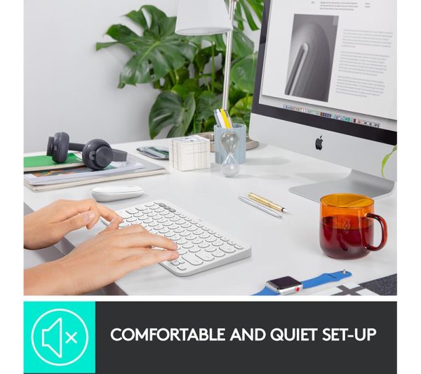 LOGITECH MX Keys Mini Wireless Keyboard & MX Anywhere 3 Wireless Darkfield Mouse - Pale Grey